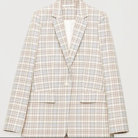 PR: COS Checked Fit Blazer - Picture 1 of 15